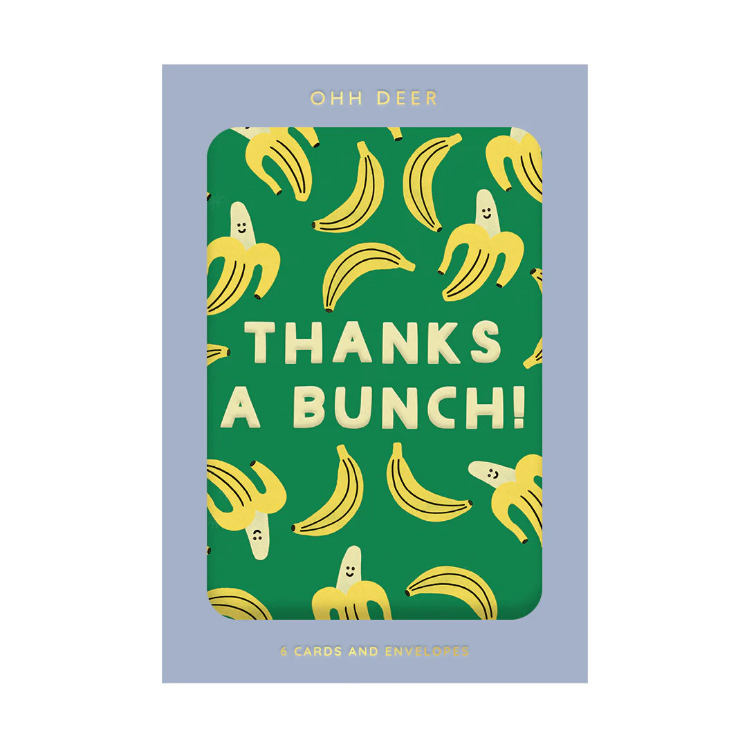 Thanks a Bunch Card Pack of 6 – Form Shop & Studio