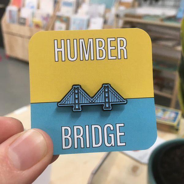 Humber Bridge Enamel Pin
