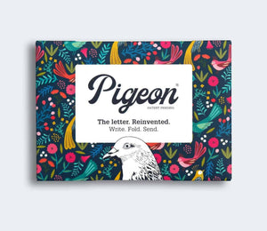 Pigeon posted - box of decorate letters