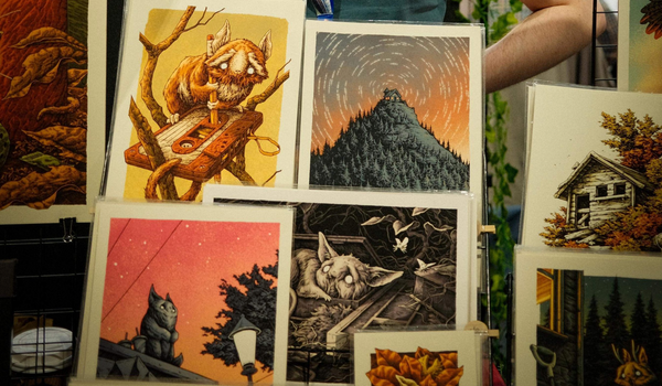 Simon J Curd - illustration, pins and art prints