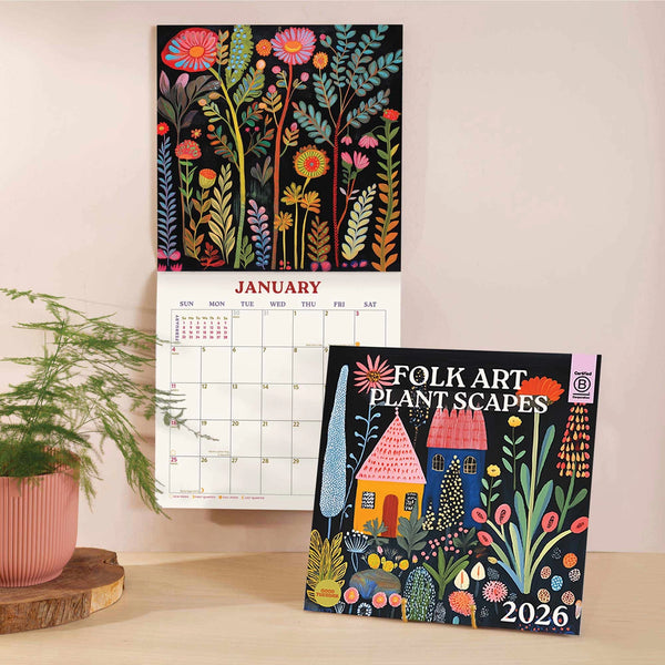 2026 Folk Art Plantscapes Calendar