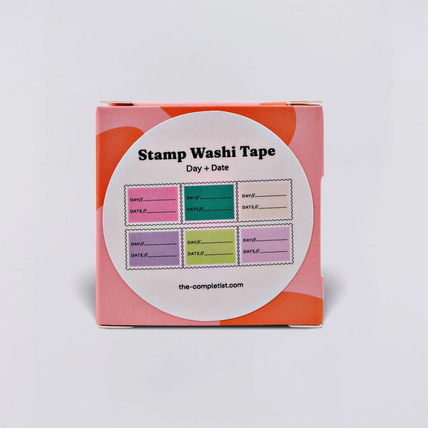 Day + Date Stamp Washi Tape