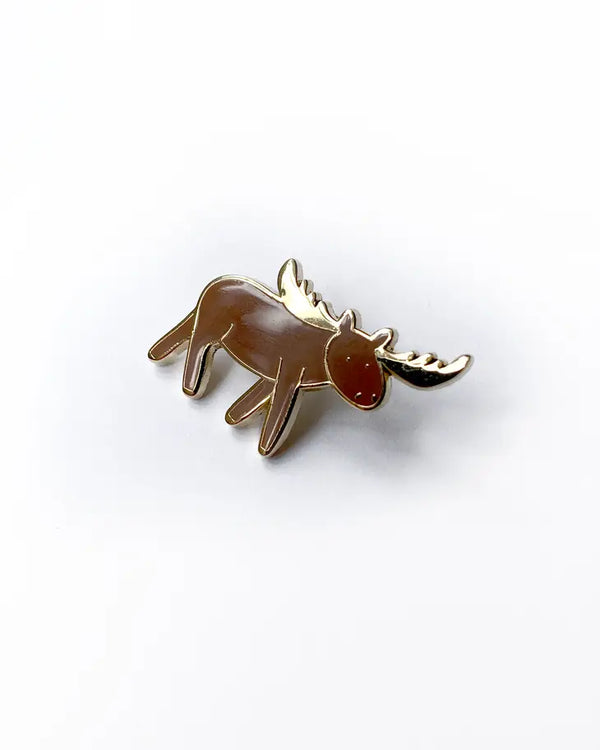 Moose Enamel Pin Badge