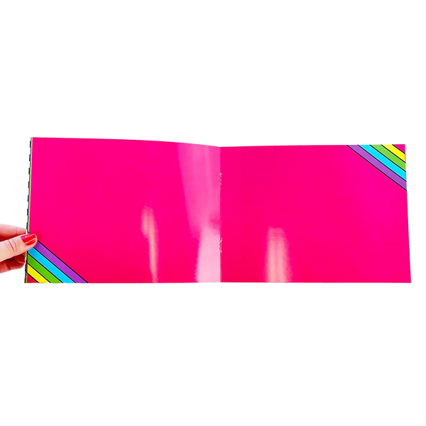 Retro Rainbow Sticker Collection Book