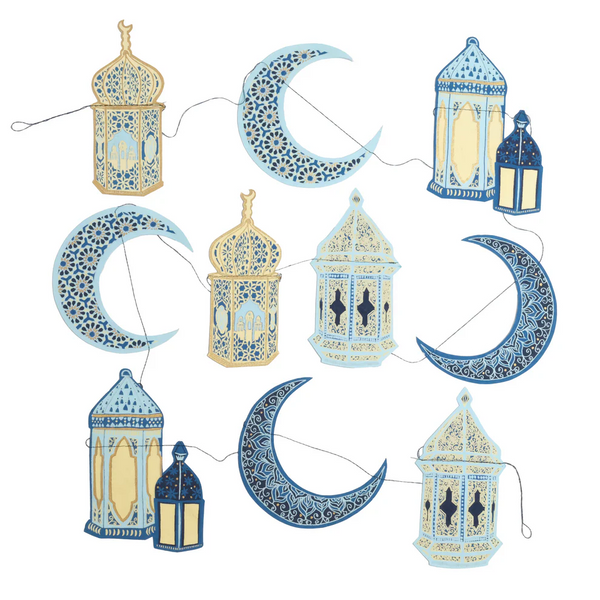 Eid Screenprinted Paper Garland