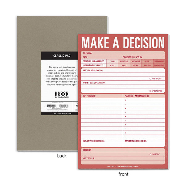 Make a Decision Pad