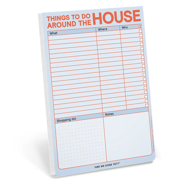 Things to do Around the House Pad with Magnet