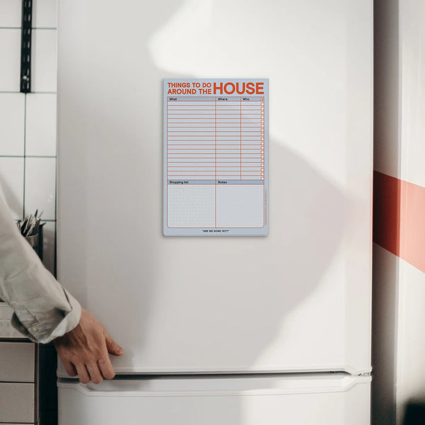 Things to do Around the House Pad with Magnet