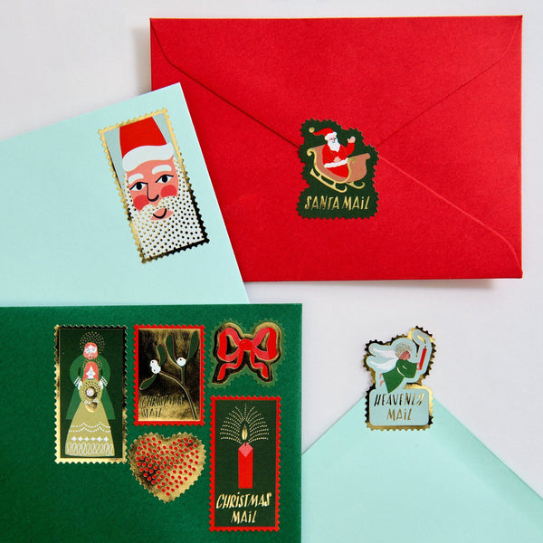 Santa Mail Sticker Roll - 120 Stickers