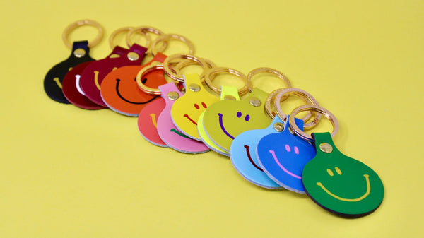 Feeling Lush Smiles Key Fob by Ark Colour Design