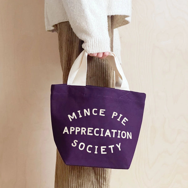 Mince Pie Appreciation Society Little Tote Bag