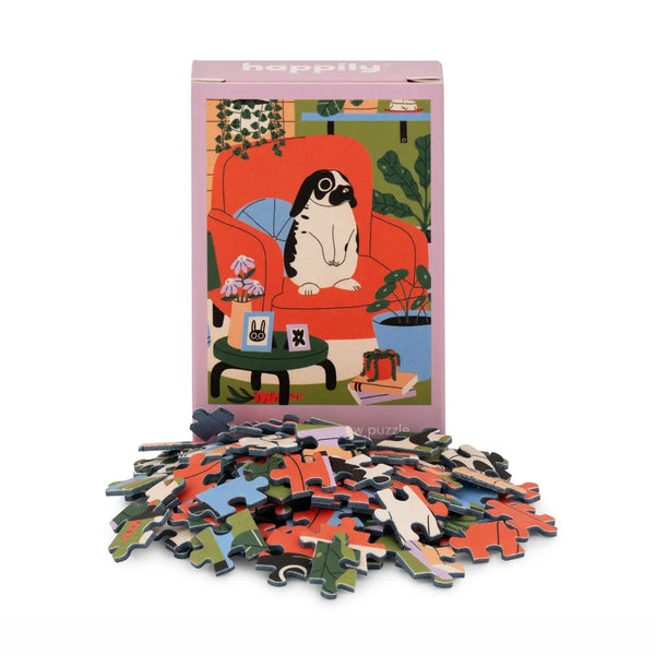 Rabbit 99 Piece Mini Jigsaw Puzzle