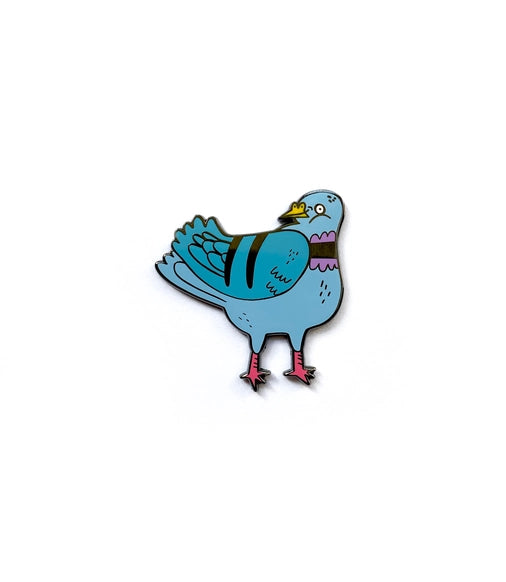 Pretty Pigeon Enamel Pin