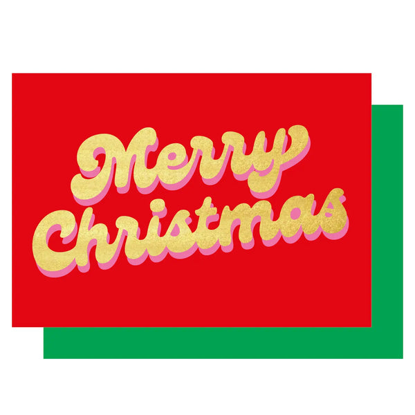 Merry Christmas Retro