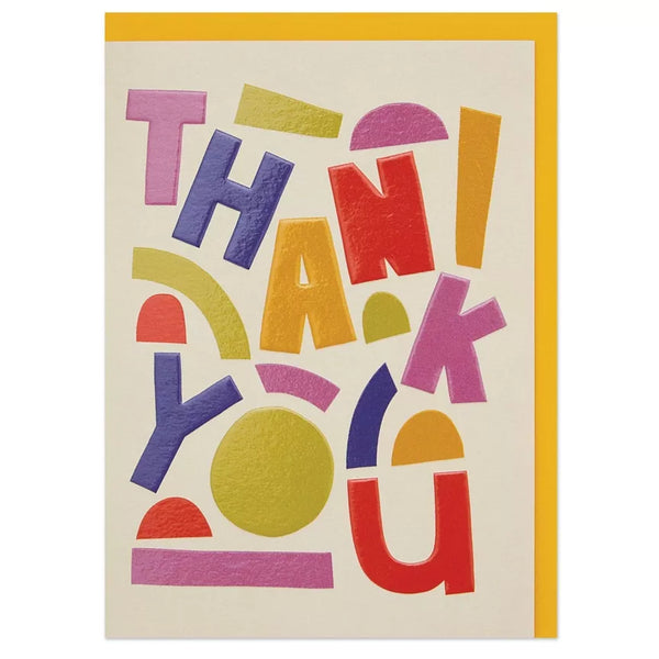 Thank You Chunky Shapes Pack of 6