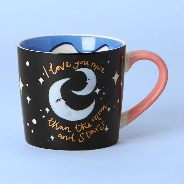 Love You More Than the Moon and Stars Mug