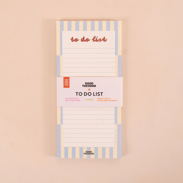 To Do List Pad - Butter Blue