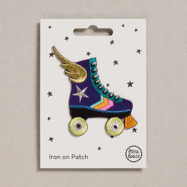 Rollerskate Iron-on Patch