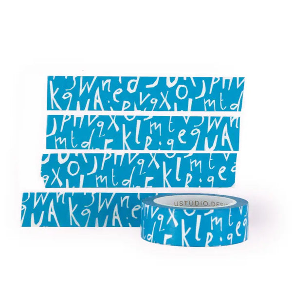 Letter Jumble Washi Tape by USTUDIO