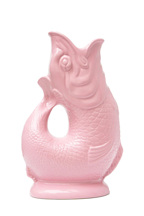 The original Gluggle jug factory glugging jug in blush pink
