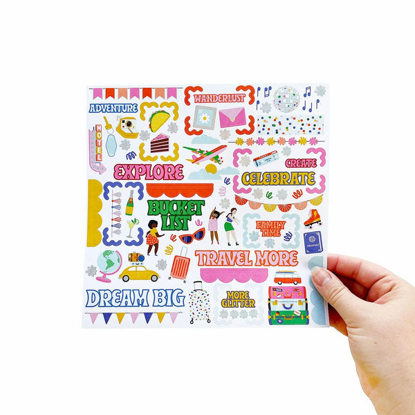 Live The Dream Sticker Vision Board Kit