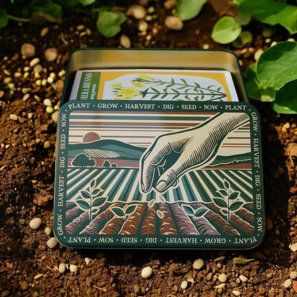Gardening Seed Storage Tin