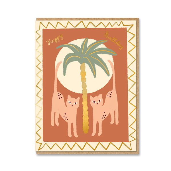 Soleil Rosa Cats Birthday