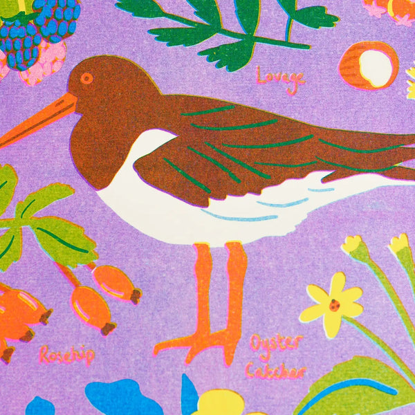 September Forage Riso Print