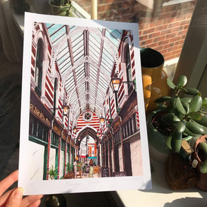 Giftable Hull art print by Isobelle Cochrane of Paragon Arcade in East Yorkshire