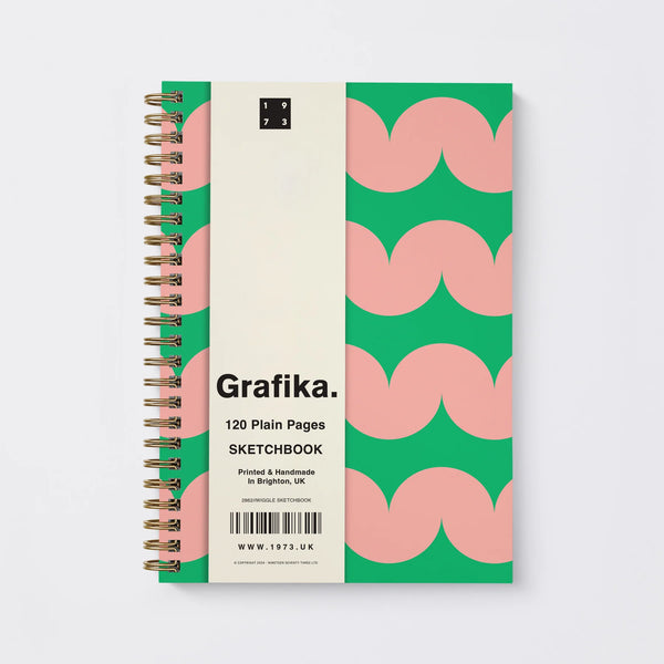 Grafika Wiggle A4 Sketchbook by 1973