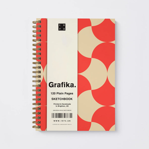 Grafika Semi Circle A4 Sketchbook by 1973