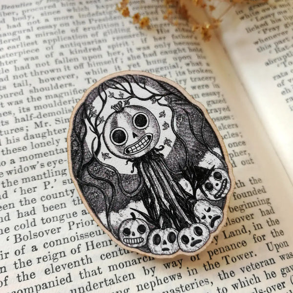 Patient Is The Night Wooden Pin
