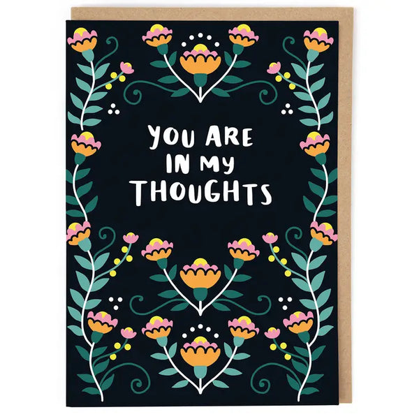 You Are In My Thoughts by Cath Tate Cards