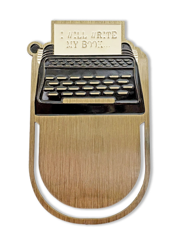 I Will Write My Book Metal Bookmark