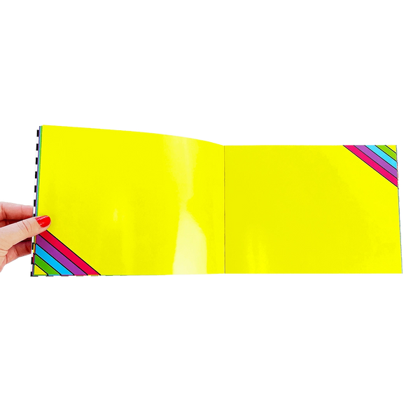 Retro Rainbow Sticker Collection Book