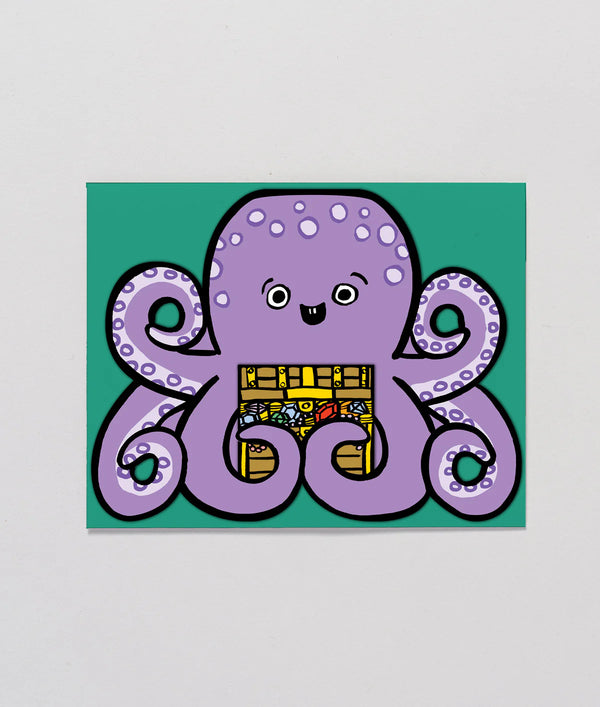 Octopus with Mini Card