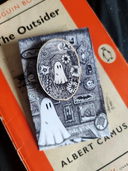 Meadow Ghost Wooden Pin