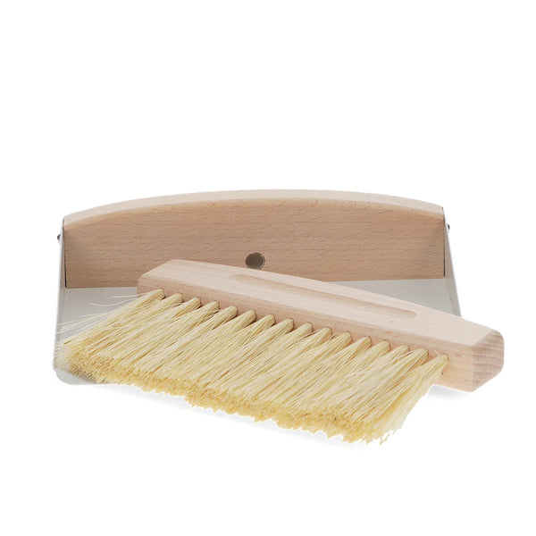 Wooden Table Brush and Pan Set