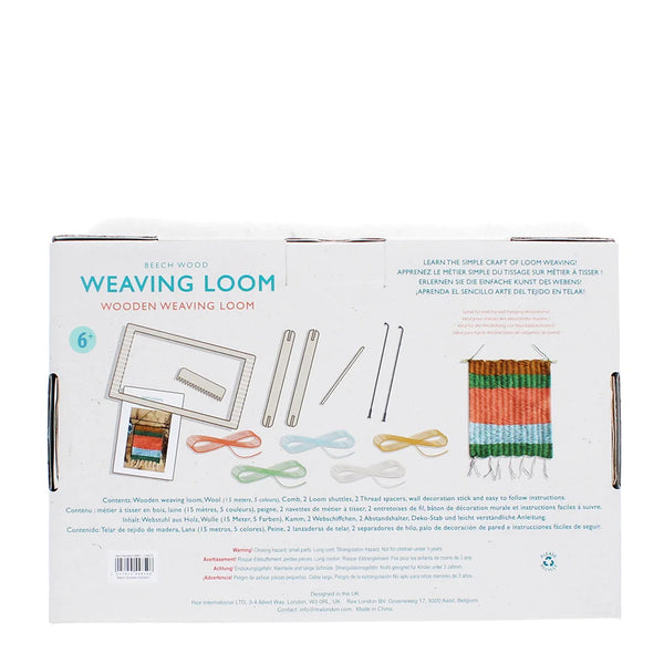 Wooden Weaving Loom Set