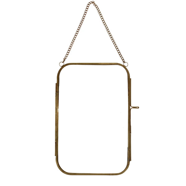 Rounded Hanging Brass Frame