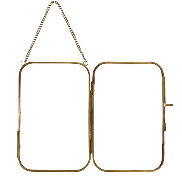 Rounded Hanging Brass Frame