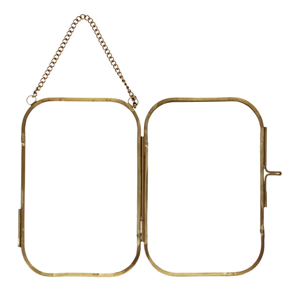 Rounded Hanging Brass Frame