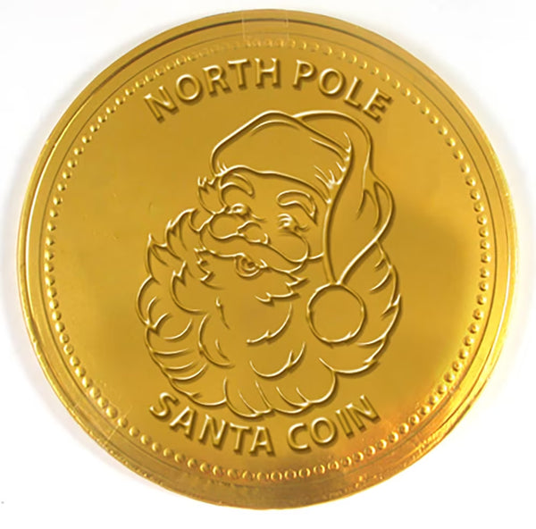 Giant Santa Chocolate Coin