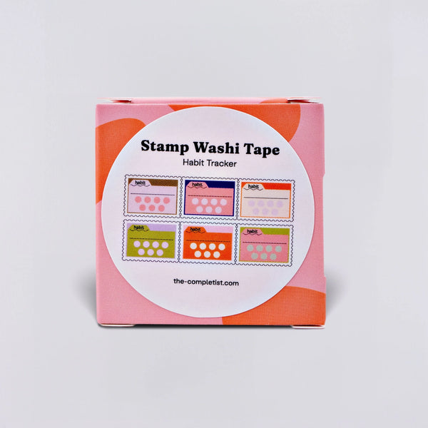 Habit Tracker Stamp Washi Tape