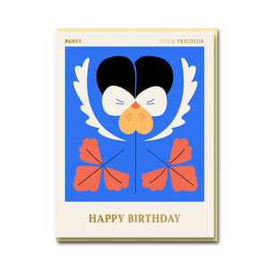 Pansy Happy Birthday by 1973