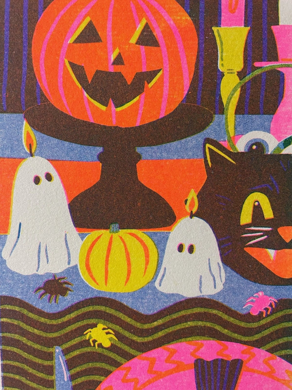 Halloween Mini Riso Print
