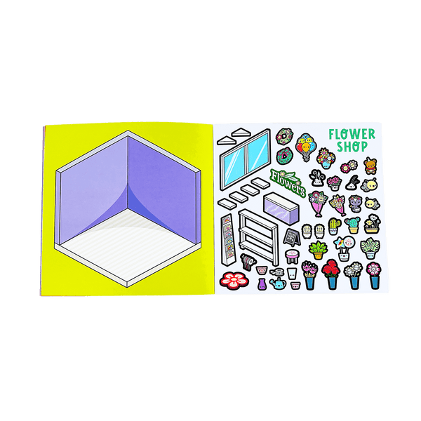 Tinytown Isometric Sticker Book