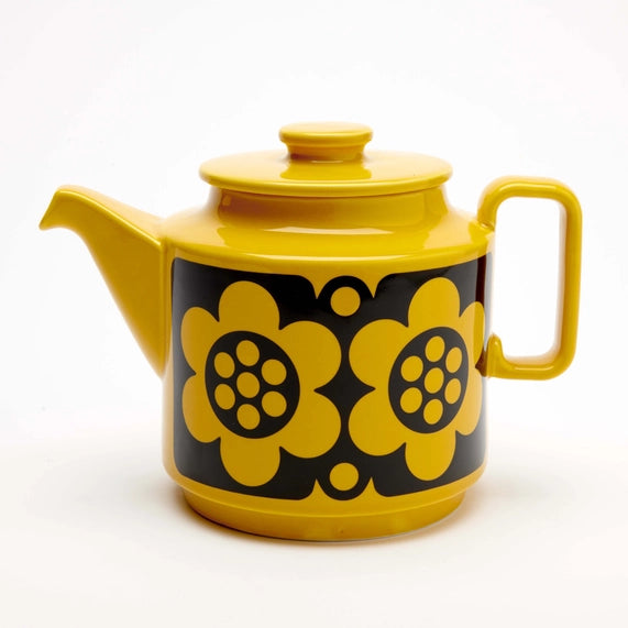 Magpie X Hornsea Teapot Geo Flower Yellow by Magpie X Hornsea