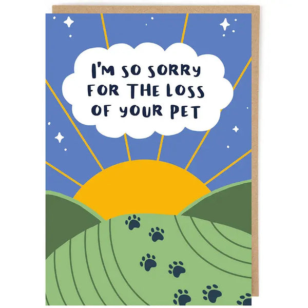 Sorry for the Loss of Your Pet