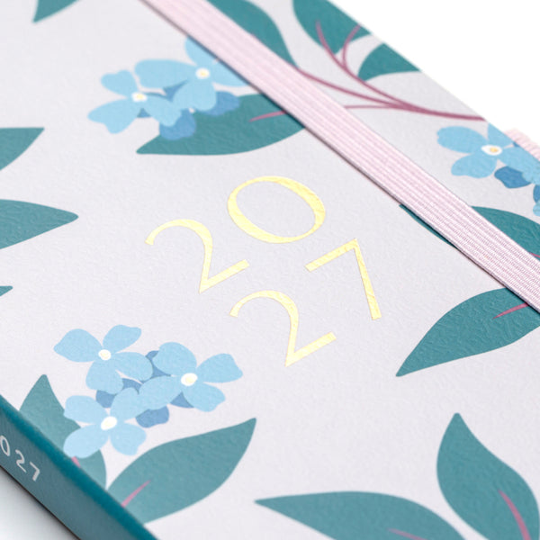 2027 Slim Diary - Pink Floral